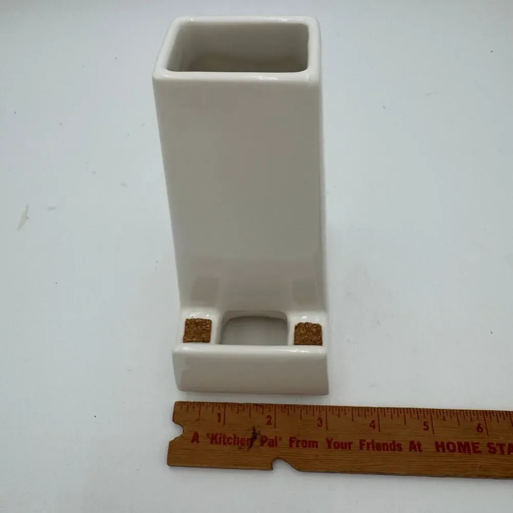 Stak Ceramic Cell Phone Dock Stand Holder Vase Combo